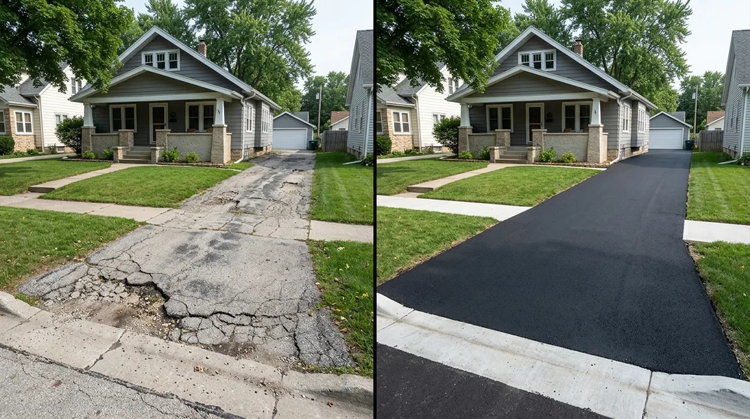 Result asphalt paving in Green Bay - Green Bay Asphalt Paving