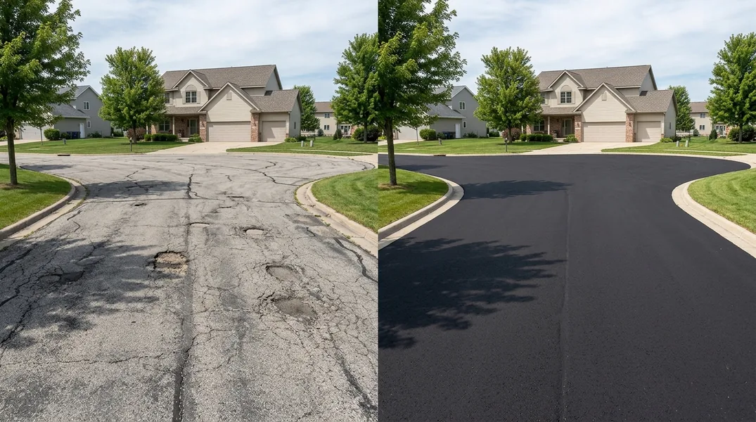 Result asphalt paving in Green Bay - Green Bay Asphalt Paving