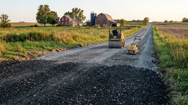 Gravel Driveway Installation & Grading Green Bay